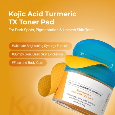 Kojic Acid Turmeric TX Toner Pads