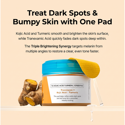 Kojic Acid Turmeric TX Toner Pads